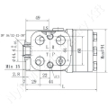 Orbit szivattyú 315 cm³/fsz OSPC LS Pmax=175 bar 1/2″ BSP_171705