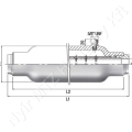 Hidraulikus nyomáslökés- és zajcsillapító 1″ 80 l/min Pmax=330 bar_172037