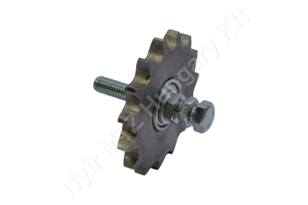 Láncfeszítő kerék 12B-1 egysoros (simplex) 3/4″-11,68 mm z=15 furat Ø12 mm M12 C45 acél_153175 Láncfeszítő kerék 12B-1 egysoros (simplex) 3/4″-11,68 mm z=15 furat Ø12 mm M12 C45 acél_153175