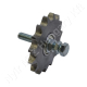 Láncfeszítő kerék 12B-1 egysoros (simplex) 3/4″-11,68 mm z=15 furat Ø12 mm M12 C45 acél