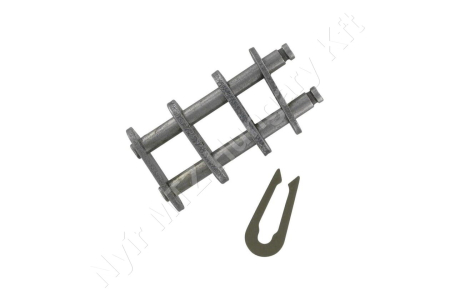 Összekötő láncszem ASA 40-2 (08A-2) kétsoros (duplex) 1/2″ (12,7 mm) osztás 7,85 mm belső szélesség Ø7,95 mm görgő Ø3,96 mm csapszeg DIN 8188_150638 Összekötő láncszem ASA 40-2 (08A-2) kétsoros (duplex) 1/2″ (12,7 mm) osztás 7,85 mm belső szélesség Ø7,95 mm görgő Ø3,96 mm csapszeg DIN 8188_150638