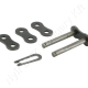 Összekötő láncszem ASA 80-2 (16A-2) kétsoros (duplex) 1″ (25,4 mm) osztás 15,75 mm belső szélesség Ø15,88 mm görgő Ø7,92 mm csapszeg DIN 8188