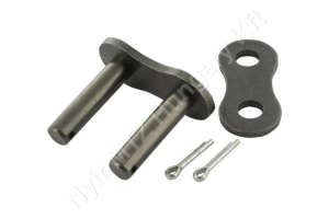 Összekötő láncszem egysoros (simplex) 1″ (25,4 mm) osztás 17,02 mm belső szélesség Ø15,88 mm görgő Ø8,28 mm csapszeg DIN 8187