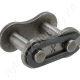 Összekötő láncszem egysoros (simplex) 1/2″ osztás 7,75 mm belső szélesség Ø8,51 mm görgő Ø4,45 mm csapszeg DIN 8187