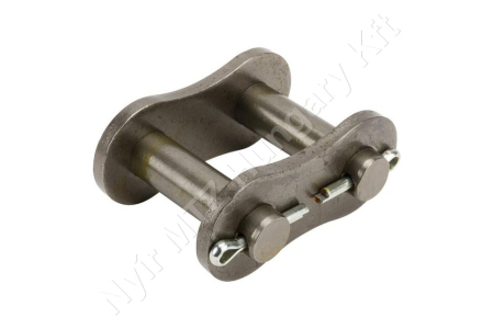 Összekötő láncszem egysoros (simplex) 2″ (50,8 mm) osztás 1-1/4″ (30,99 mm) belső szélesség Ø29,21 mm görgő Ø17,81 mm csapszeg DIN 8187_150669 Összekötő láncszem egysoros (simplex) 2″ (50,8 mm) osztás 1-1/4″ (30,99 mm) belső szélesség Ø29,21 mm görgő Ø17,81 mm csapszeg DIN 8187_150669