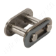 Összekötő láncszem egysoros (simplex) 3/8″ (9,525 mm) osztás 7/32″ (5,72 mm) belső szélesség Ø6,35 mm görgő Ø3,28 mm csapszeg DIN 8187 Összekötő láncszem egysoros (simplex) 3/8″ (9,525 mm) osztás 7/32″ (5,72 mm) belső szélesség Ø6,35 mm görgő Ø3,28 mm csapszeg DIN 8187