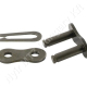 Összekötő láncszem ASA 60H-1 egysoros (simplex) 3/4″ (19,05 mm) osztás 12,57 mm belső szélesség Ø11,91 mm görgő Ø5,94 mm csapszeg DIN 8188
