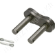 Összekötő láncszem ASA 80HE-1 egysoros (simplex) 1″ (25,4 mm) osztás 15,75 mm belső szélesség Ø15,88 mm görgő Ø7,92 mm csapszeg DIN 8188
