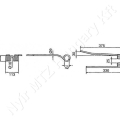 Rendkezelő fog L=375 mm H=113 mm d=42 mm s=9 mm bal PZ_147095