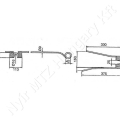 Rendkezelő fog L=375 mm H=113 mm d=42 mm s=9 mm PZ Original_147098