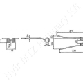 Rendkezelő fog L=375 mm H=113 mm d=42 mm s=9 mm PZ Original_147100