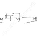 Rendkezelő fog L=360 mm H=100 mm d=42 mm s=9 mm bal PZ_147109 Rendkezelő fog L=360 mm H=100 mm d=42 mm s=9 mm bal PZ_147109