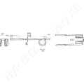 Rendsodró fog L=295 mm H=67 mm d=40 mm s=6 mm PZ_147119 Rendsodró fog L=295 mm H=67 mm d=40 mm s=6 mm PZ_147119