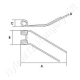 Rendkezelő fog L=370 mm H=105 mm d=35 mm s=9 mm Deutz-Fahr Rendkezelő fog L=370 mm H=105 mm d=35 mm s=9 mm Deutz-Fahr