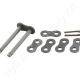 Összekötő láncszem egyenes 08B-3 háromsoros (triplex) 1/2″ (12,7 mm) osztás 5/16″ (7,75 mm) belső szélesség Ø8,51 mm görgő Ø4,45 mm csapszeg DIN 8187 Összekötő láncszem egyenes 08B-3 háromsoros (triplex) 1/2″ (12,7 mm) osztás 5/16″ (7,75 mm) belső szélesség Ø8,51 mm görgő Ø4,45 mm csapszeg DIN 8187