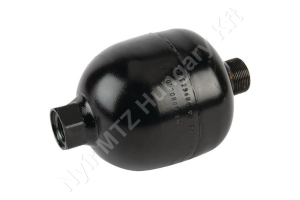 Hidroakkumulátor 0,35 liter p0=90 bar Pmax=210 bar G1/2″ hegesztett membrános