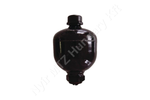 Hidroakkumulátor 0,5 liter p0=15 bar Pmax=210 bar G1/2″ hegesztett membrános