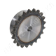 Lánckerék aggyal 06B-1 egysoros (simplex) Z=23 3/8″ lánchoz 12 mm előfurat edzett fogazattal