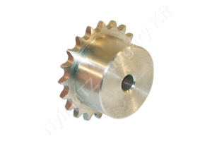 Lánckerék aggyal 06B-1 egysoros (simplex) Z=13 3/8″ lánchoz 10 mm előfurat rozsdamentes acél